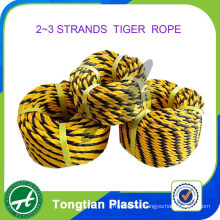 Twisted or braided multifilsment polypropylene rope